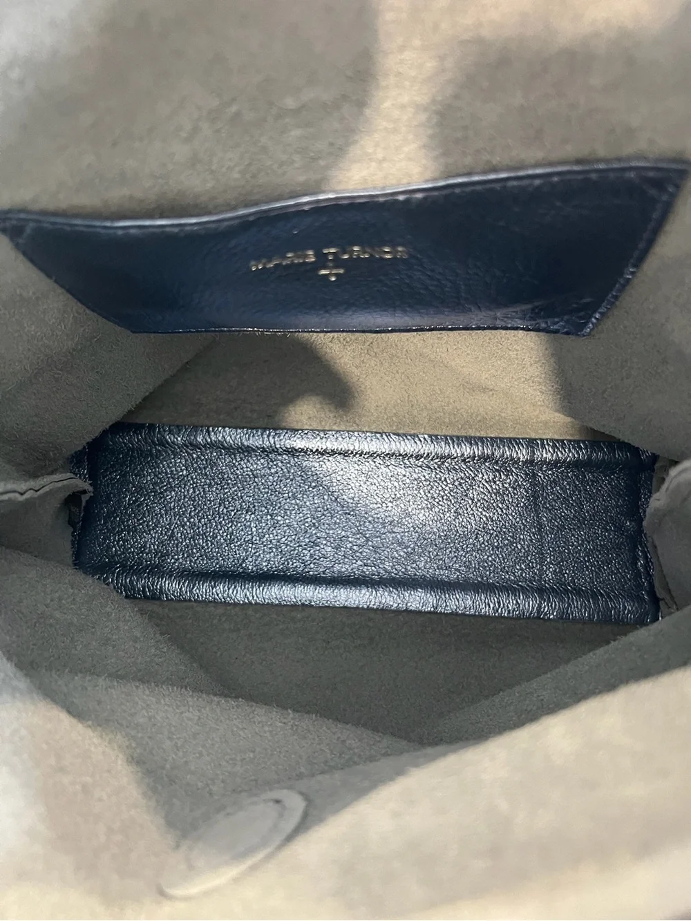 Metallic Slate metallic Blue Roll-Top paper bag Clutch